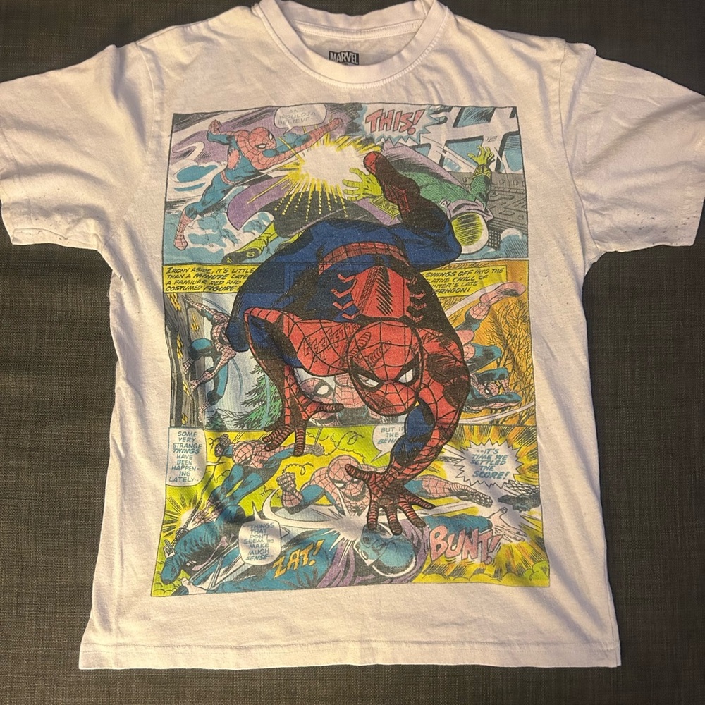 Marvel Comic Print Tee with Spider-Man
